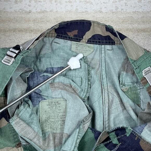 Vintage 90s Military Camo Tactical Pants 28x30 Baggy Double Knees Small Regular - Picture 4 of 4